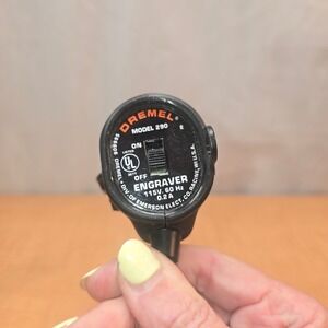 Vintage Plug In Multi-Speed Dremel Electric Engraver Model 290 115V 60Hz